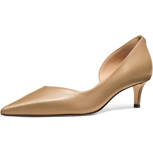 Michael Kors Women’s Elyse Kitten Pumps(Husk)