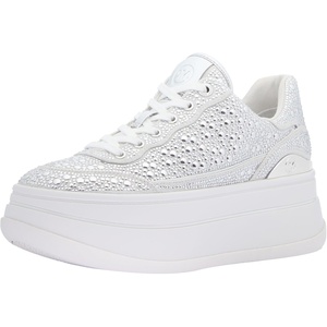 Michael Kors Women’s Hayes Lace Up Sneakers(Light Slate)