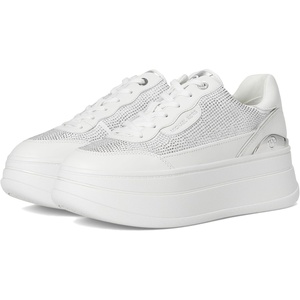 Michael Kors Women’s Hayes Lace Up Sneakers(Optic White1)