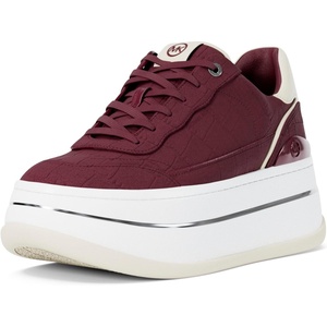 Michael Kors Women’s Hayes Lace Up Sneakers(Oxblood)