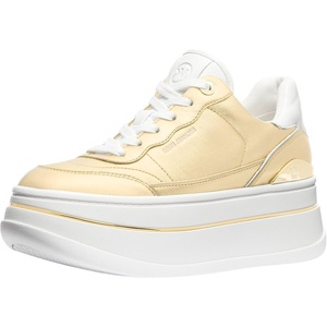 Michael Kors Women’s Hayes Lace Up Sneakers(Pale Gold)