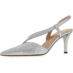 Michael Kors Womens Jaida Pump(Silver)