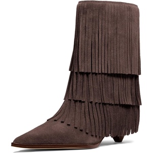 Michael Kors Women’s Jayla Heeled Bootie(Chocolate)