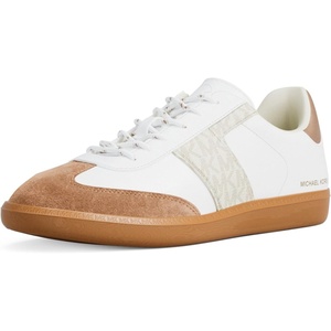 Michael Kors Womens Jovie Lace Up(Leather/Optic White)