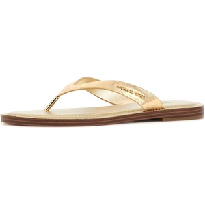 Michael Kors Women’s Koko Flip Flop(Pale Gold)