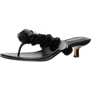 Michael Kors Women’s Loretta Mid Thong(Sequins/Black)