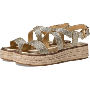 Michael Kors Women’s Lynn Espadrille Sandal(Pale Gold)