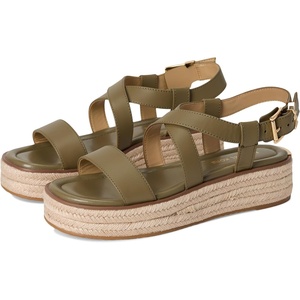 Michael Kors Women’s Lynn Espadrille Sandal(Safari Green)