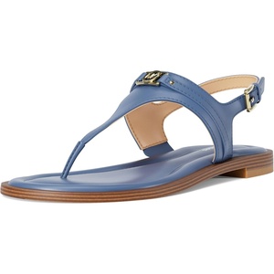 Michael Kors Women’s Mandy Thong Sandal(Leather/French Blue)