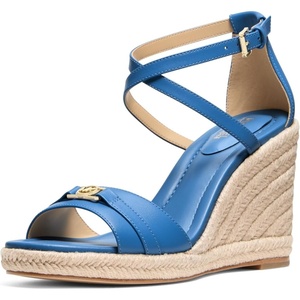 Michael Kors Women’s Mandy Wedge Sandals(French Blue)