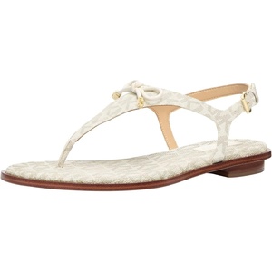 Michael Kors Women’s Nori Flat Thong Sandal(Vanilla)