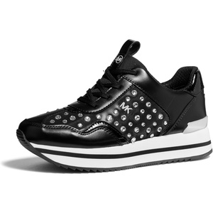 Michael Kors Women’s Raina Trainer(Mesh W/Crystals/Black)