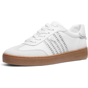Michael Kors Women’s Scotty Lace Up Shoes(Hot Fix/Optic White)