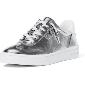 Michael Kors Women’s Scotty Lace Up Shoes(Silver/Lace Charms)