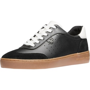 Michael Kors Women’s Scotty Lace Up Shoes(Vachetta Leather/Suede/Black)