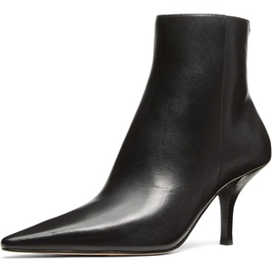 Michael Kors Women’s Selina Heeled Bootie(Black/Vachetta Leather)