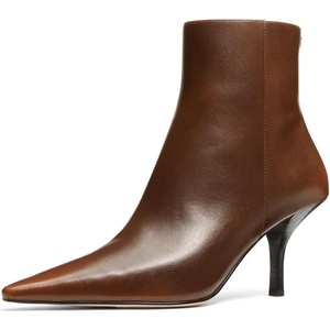 Michael Kors Women’s Selina Heeled Bootie(Luggage)