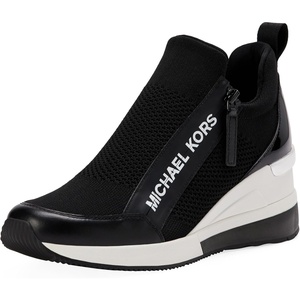 Michael Kors Women’s Willis Wedge Trainer(Black)
