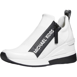 Michael Kors Women’s Willis Wedge Trainer(Optical White)