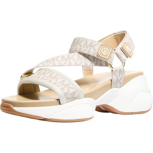 Michael Kors womens Bowie Sandal(Vanilla)