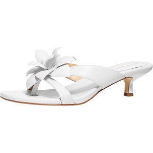 Michael Kors womens Jacie Kitten Sandal(Optical White)