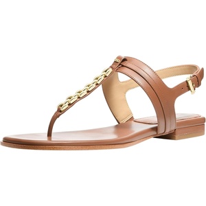 Michael Kors womens Marcia Thong Sandal(Luggage)
