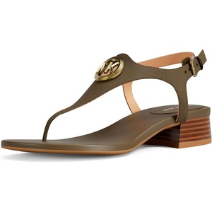 Michael Kors womens Mckenzie Flex Thong(Leather/Loden)