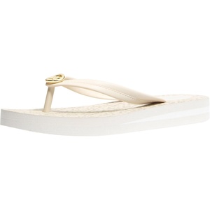 Michael Kors womens Posie Flip Flop(Vanilla)
