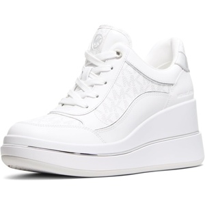 Michael Michael Kors Emmy Wedge Trainer(Bright White)