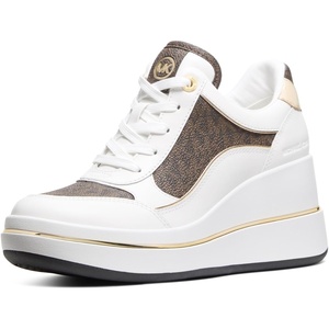 Michael Michael Kors Emmy Wedge Trainer(Brown)