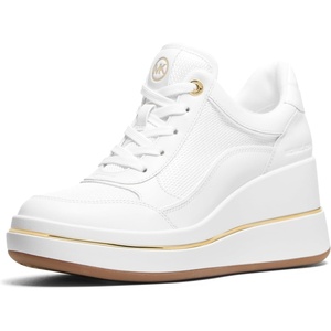 Michael Michael Kors Emmy Wedge Trainer(Optical White)