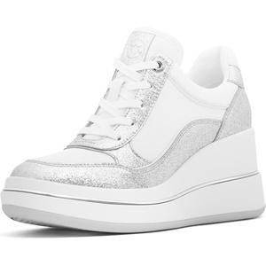 Michael Michael Kors Emmy Wedge Trainer(Silver)