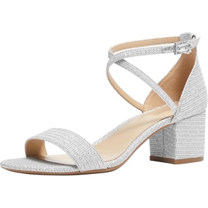 Michael Michael Kors Serena Flex Sandal(Silver/Glitter)