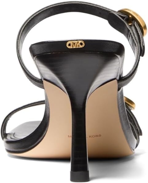 image:imageMICHAEL Michael Kors Kya Mid SandalsLeatherBlack