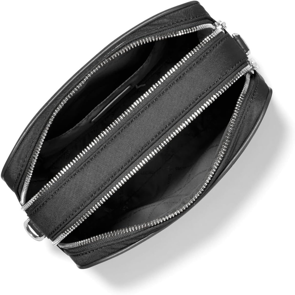 image:imageMichael Kors Bryant Medium Double Zip Chain Camera Crossbody BagBlack