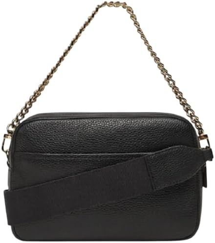 image:imageMichael Kors Bryant Medium Double Zip Chain Camera Crossbody BagGoldtone HardwareBlack