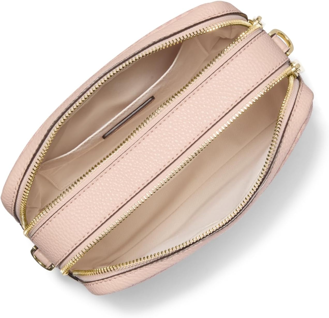 image:imageMichael Kors Bryant Medium Double Zip Chain Camera Crossbody BagGoldtone HardwareMk Signature TwillBallet