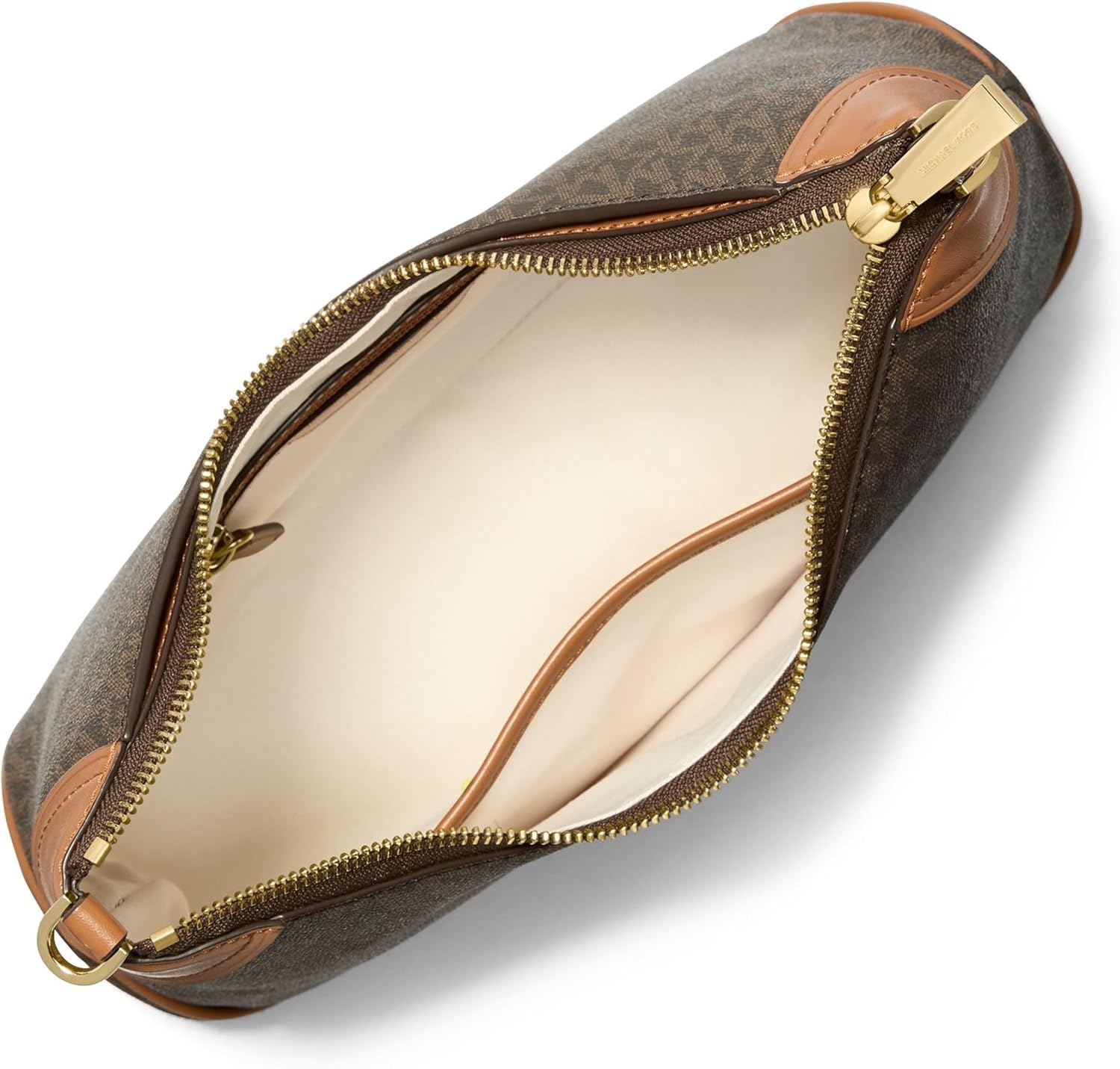 image:imageMichael Kors Jet Set Medium Convertible Pouchette CrossbodyBrownAcorn