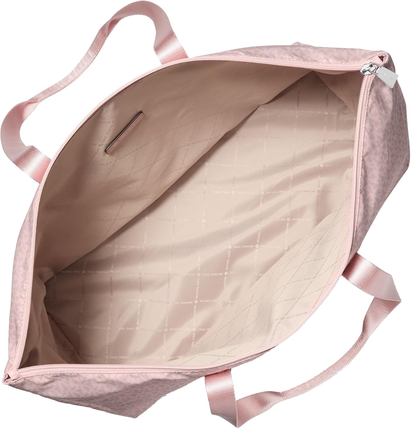 image:imageMichael Kors Jet Set Travel Large Packable Tote BagSilvertone HardwareSmokey Rose