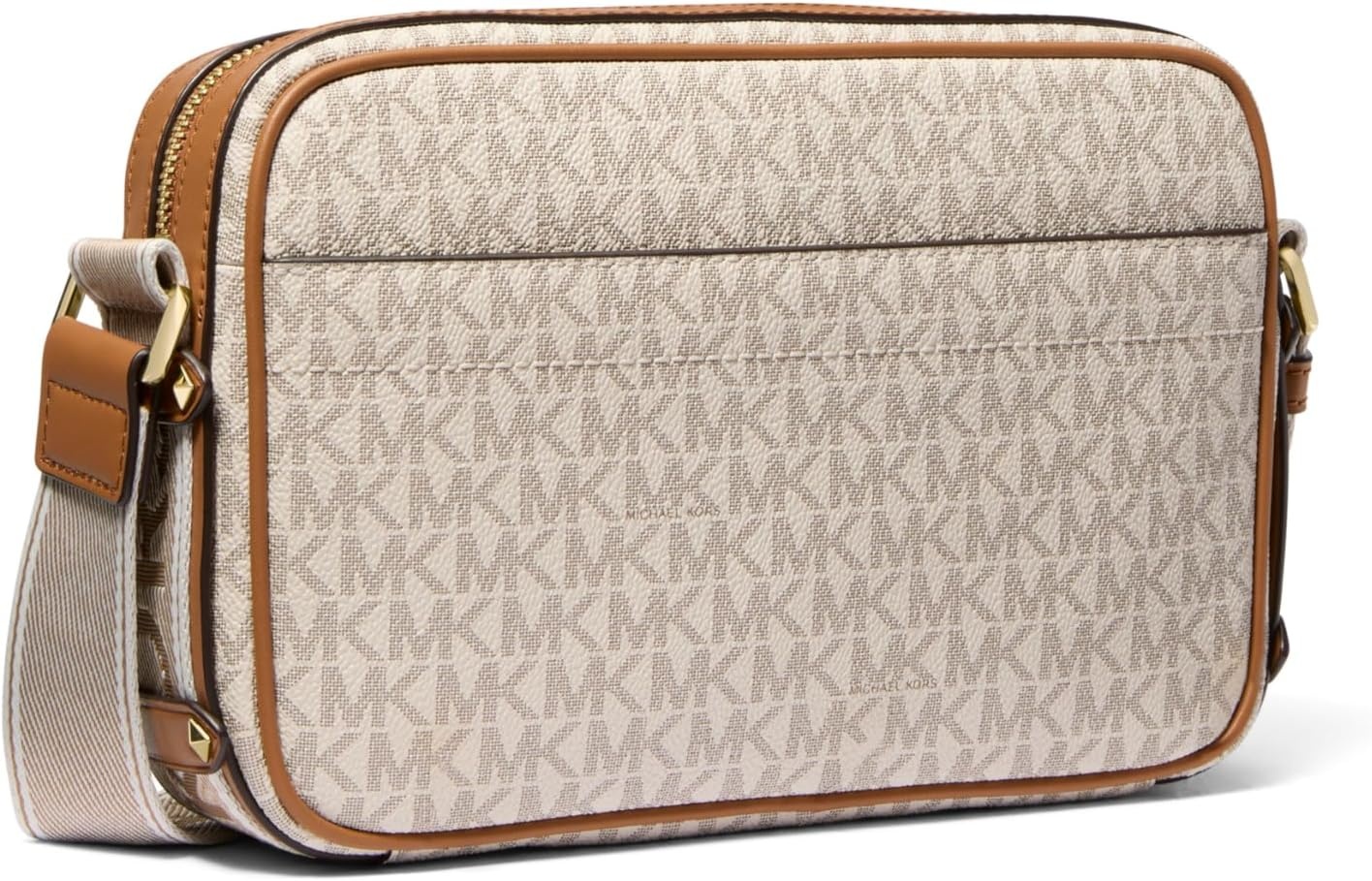 image:imageMichael Kors Maeve Large Pocket Crossbody BagGoldtone HardwareVanillaAcorn
