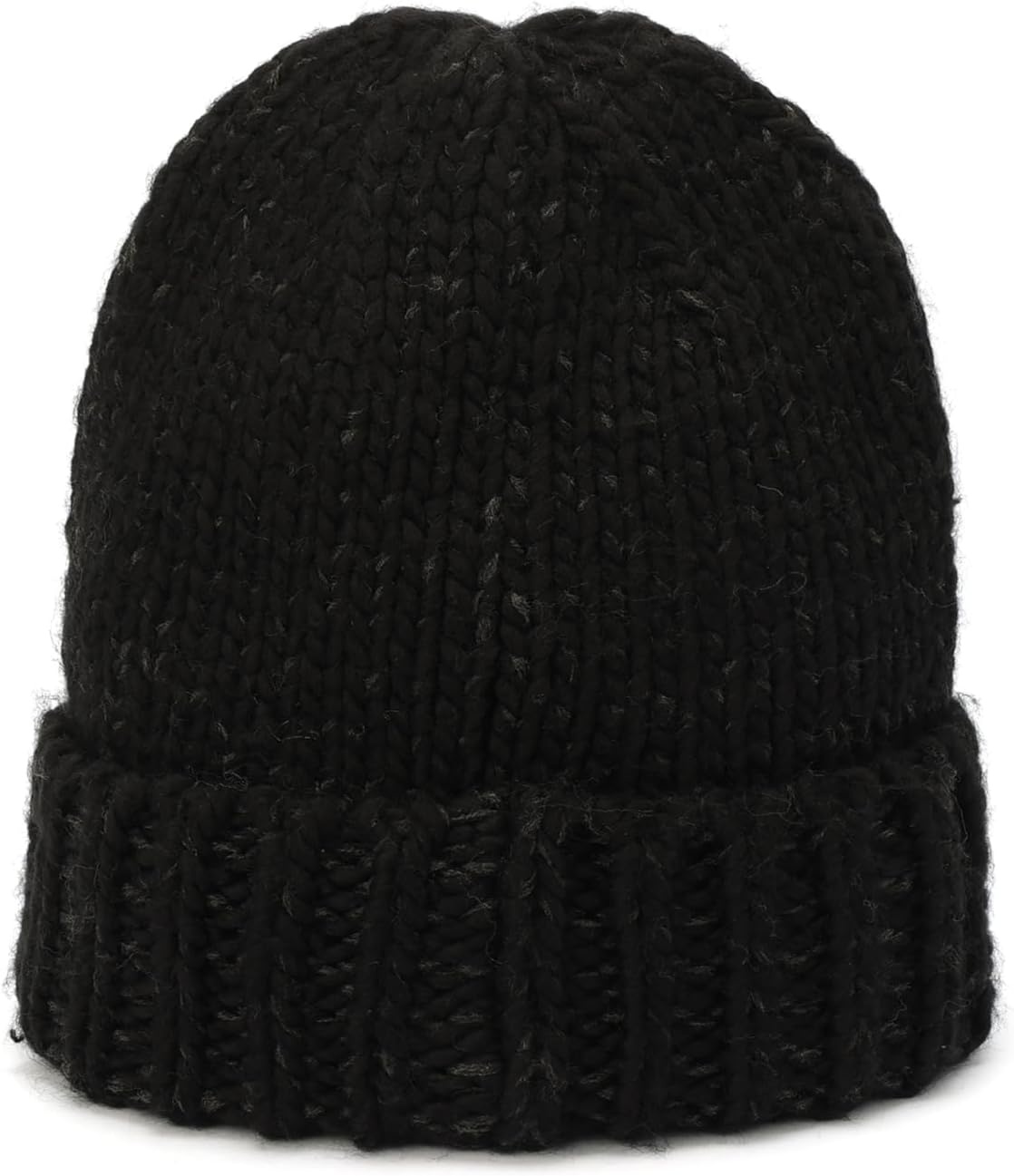 image:imageMichael Kors Mens Marl Yarn Mix Cuff Hat Soft amp Stylish Fashion Accessory for Winter BlackBlack