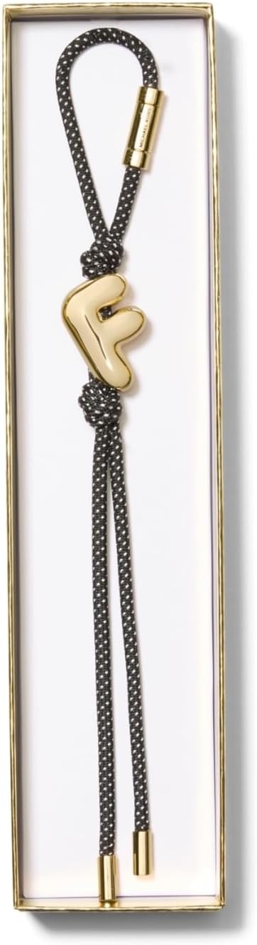 image:imageMichael Kors Metal Bubble Cord CharmGoldtone HardwareAlphabet F Bubble CharmGold