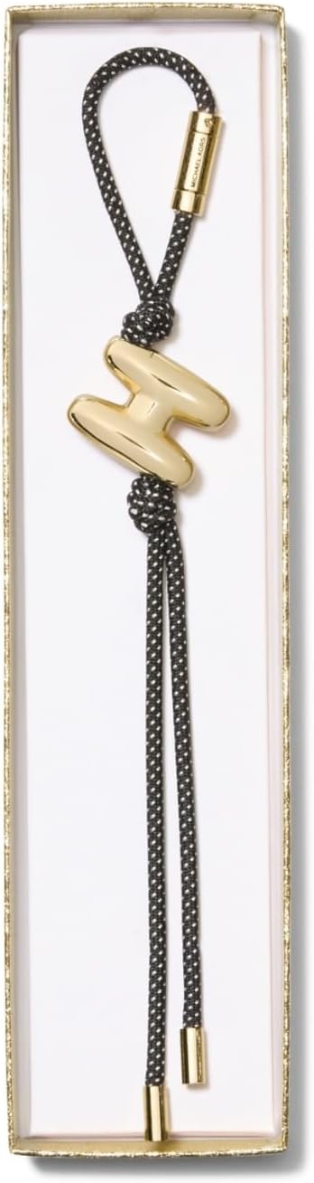 image:imageMichael Kors Metal Bubble Cord CharmGoldtone HardwareAlphabet H Bubble CharmGold