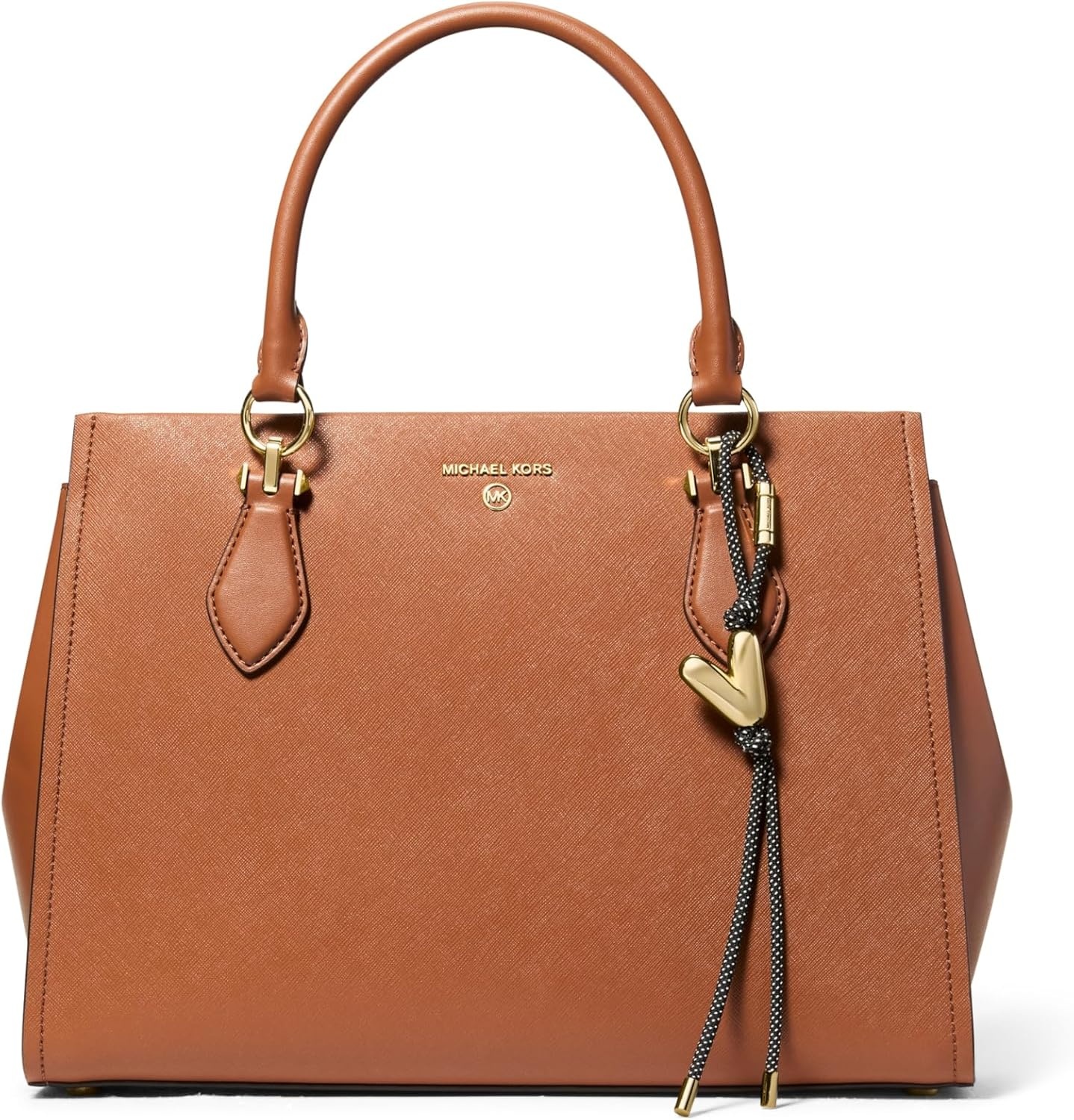 image:imageMichael Kors Metal Bubble Cord CharmGoldtone HardwareAlphabet V Bubble CharmGold