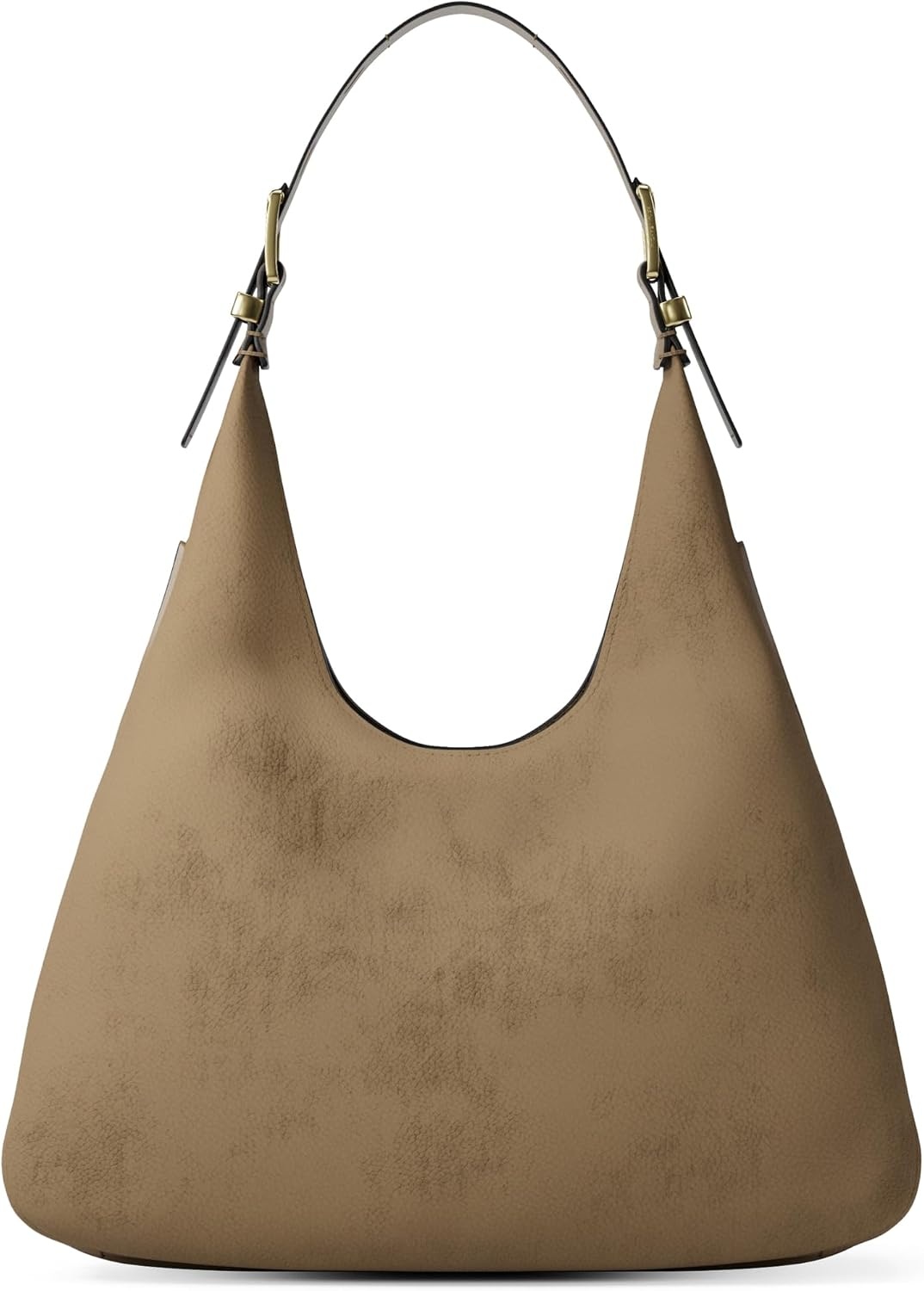 image:imageMichael Kors Nolita Large Hobo Shoulder BagGoldtone HardwareNubuck LeatherHusk