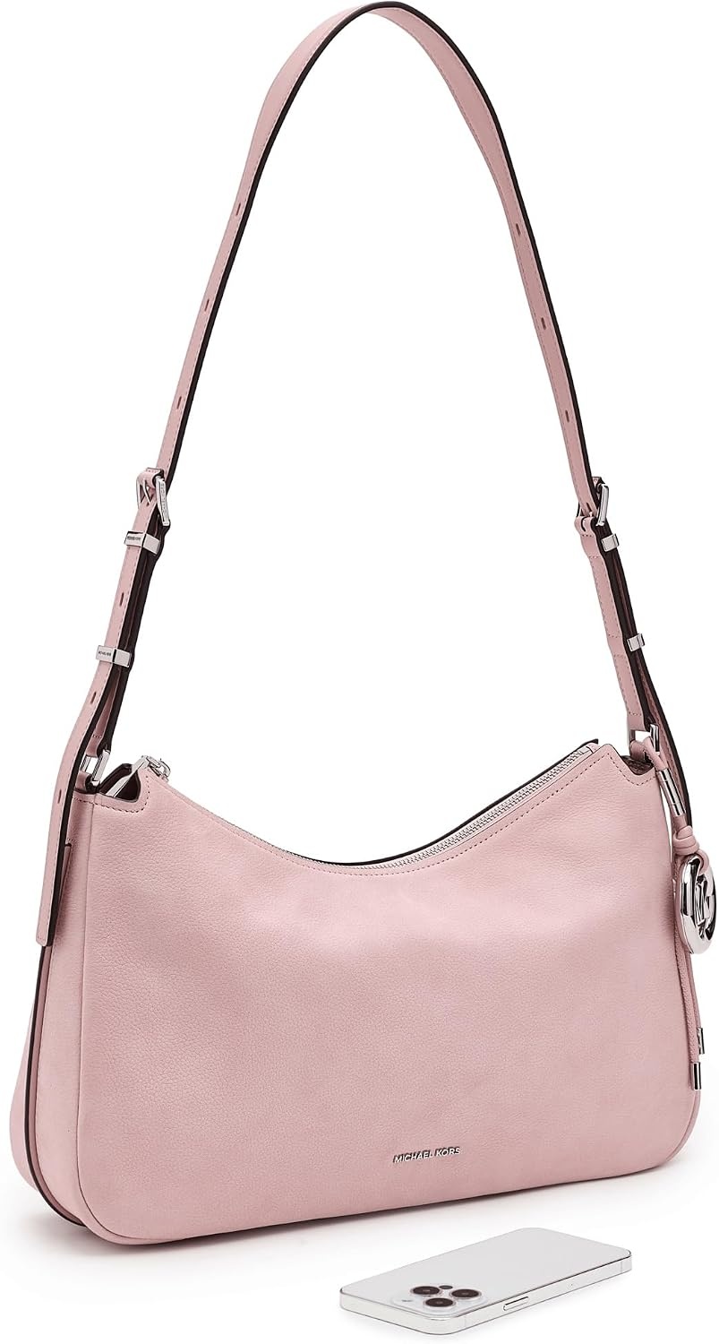 image:imageMichael Kors Nolita Medium Top Zip Convertible Shoulder BagSmokey Rose