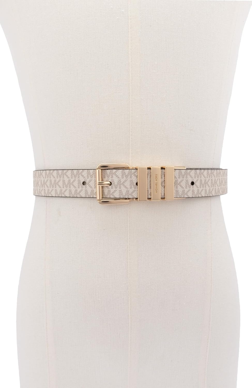 image:imageMichael Kors Womens 1 Inch Reversible Belt Stylish Fashion Accessory for Everyday WearLt Sand