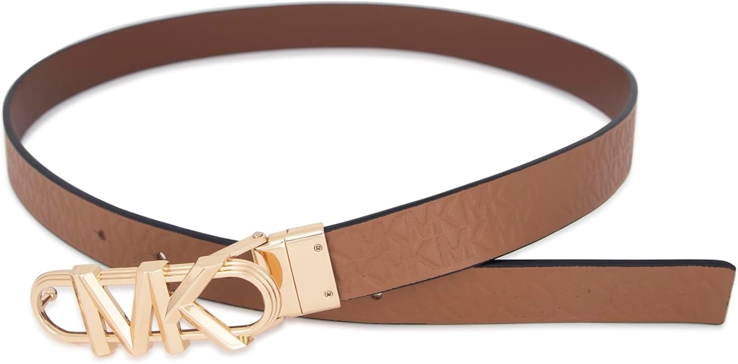 image:imageMichael Kors Womens 1 Inch Reversible Logo Belt Stylish amp Versatile Accessory for Everyday WearLuggage