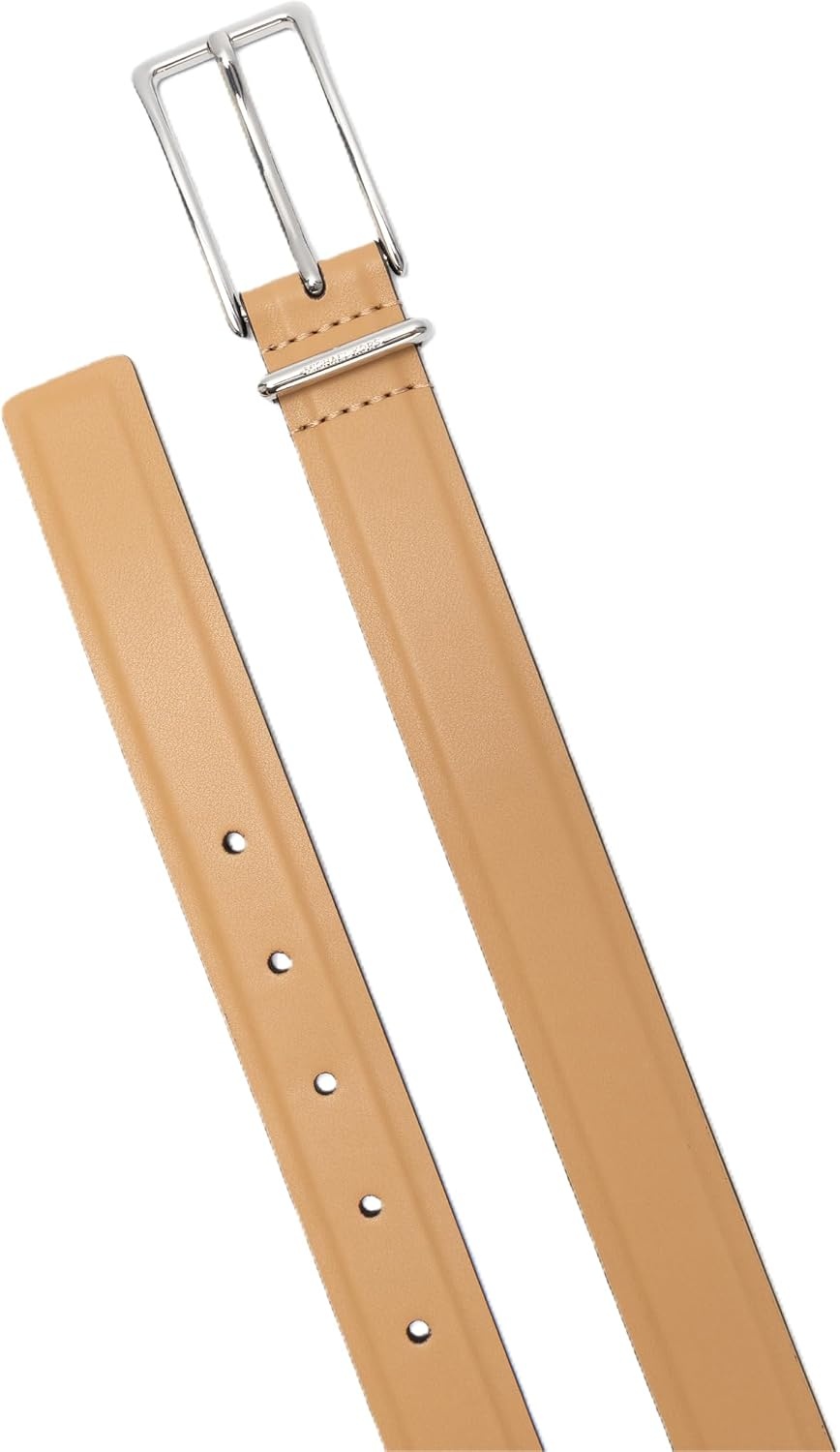 image:imageMichael Kors Womens 12 Inch Leather Belt Stylish Accessory for Everyday Wear Adjustable FitBlack