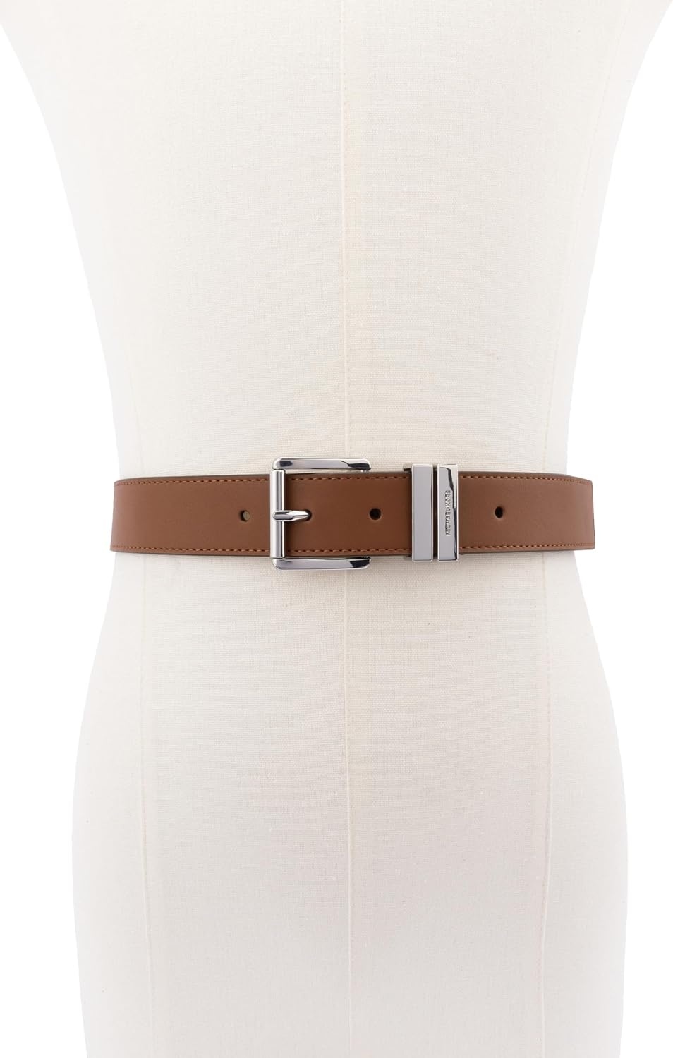 image:imageMichael Kors Womens 125 Inch Leather Belt Stylish Fashion Accessory for Everyday WearLuggage